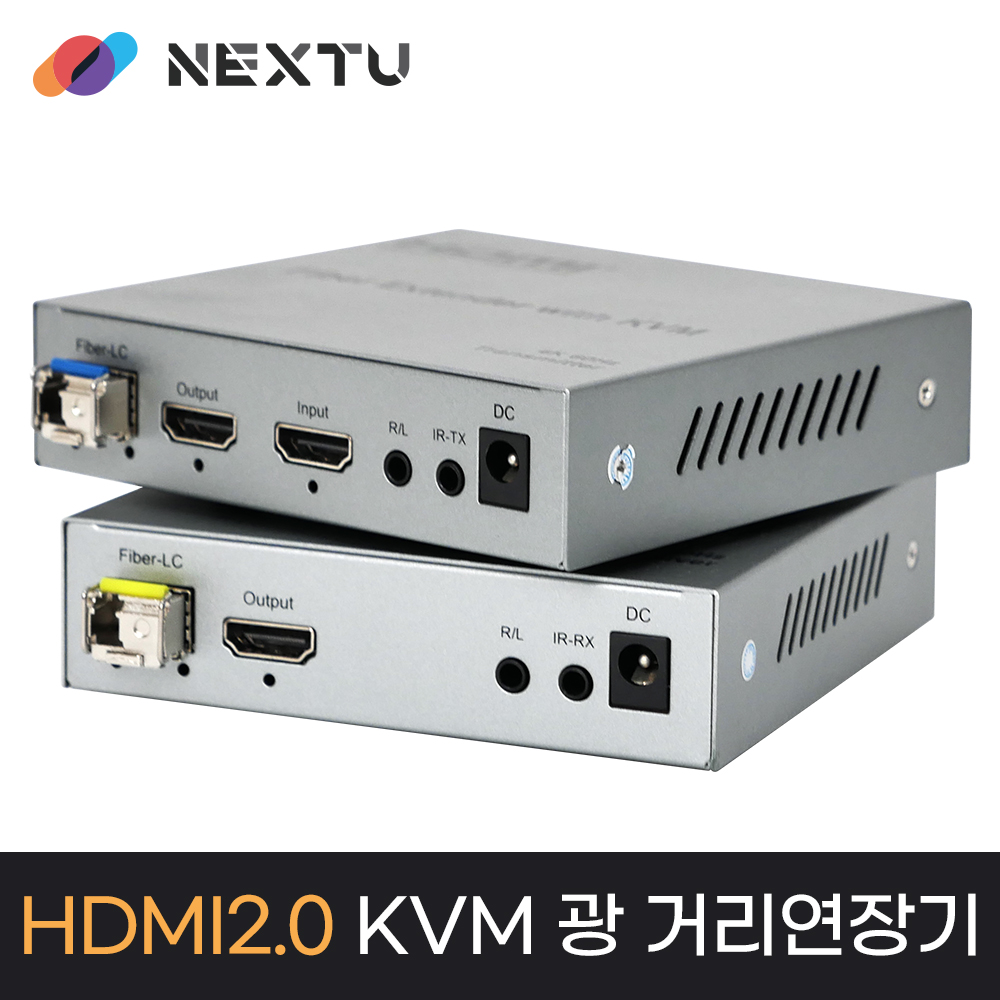 1031HFC-KVM 4K60 over Fiber Optical EXTENDER 20Km With kvm