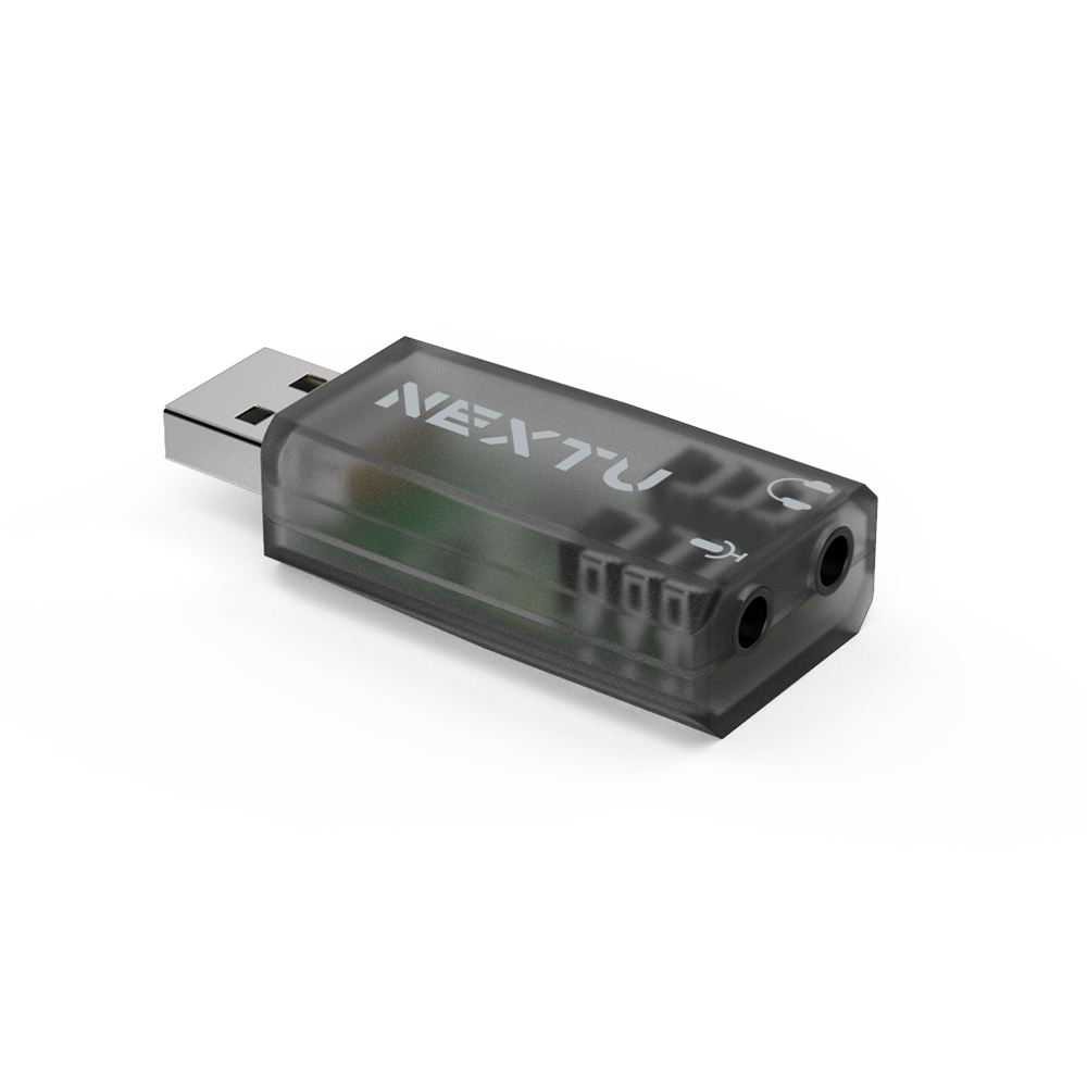 NEXT-AV2305 USB타입 사운드카드 초소형 간단조작