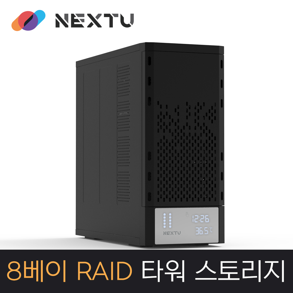738U3-RAID USB-C타입 8베이 RAID 타워 스토리지