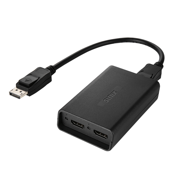 SUNIX DPH2001-D5 DP/Mini DP to HDMI 2PORT 변환 컨버터