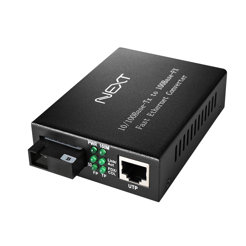 NEXT-200FSCSW40B 10/100Mbps 1Core SC타입 광미디어 컨버터