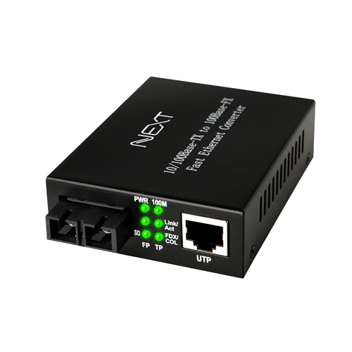 NEXT-200FSCS LAN 10/100Mbps SC타입 광미디어 컨버터