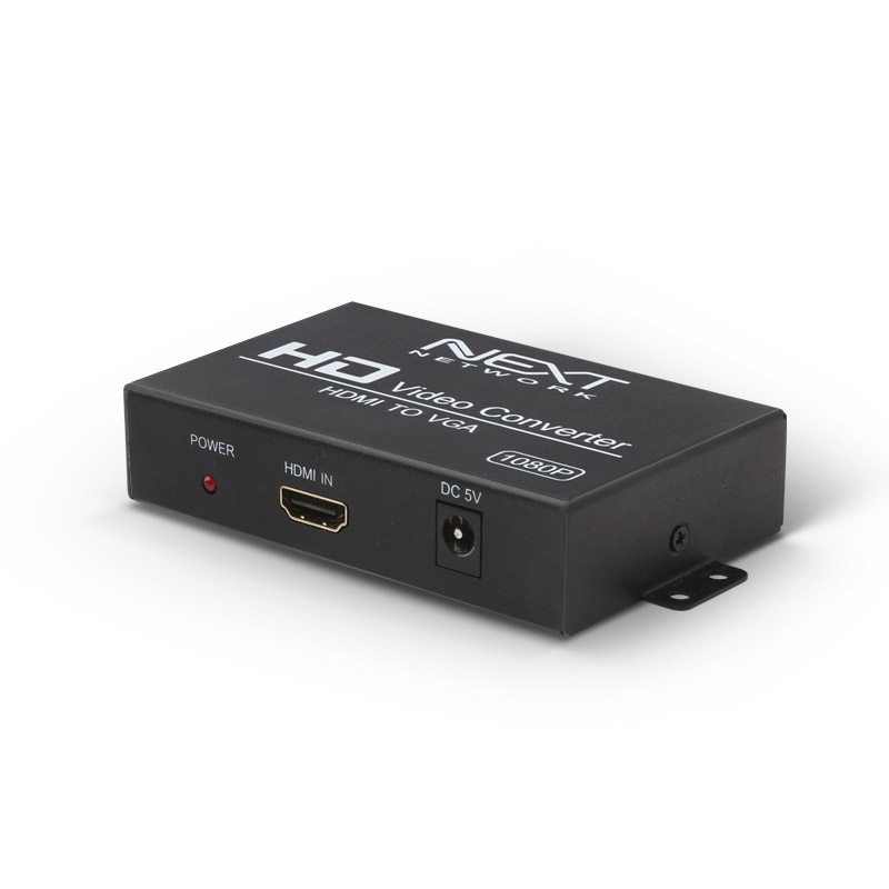 NEXT-2421HVC HDMI to VGA 변환 컨버터 1080p 지원