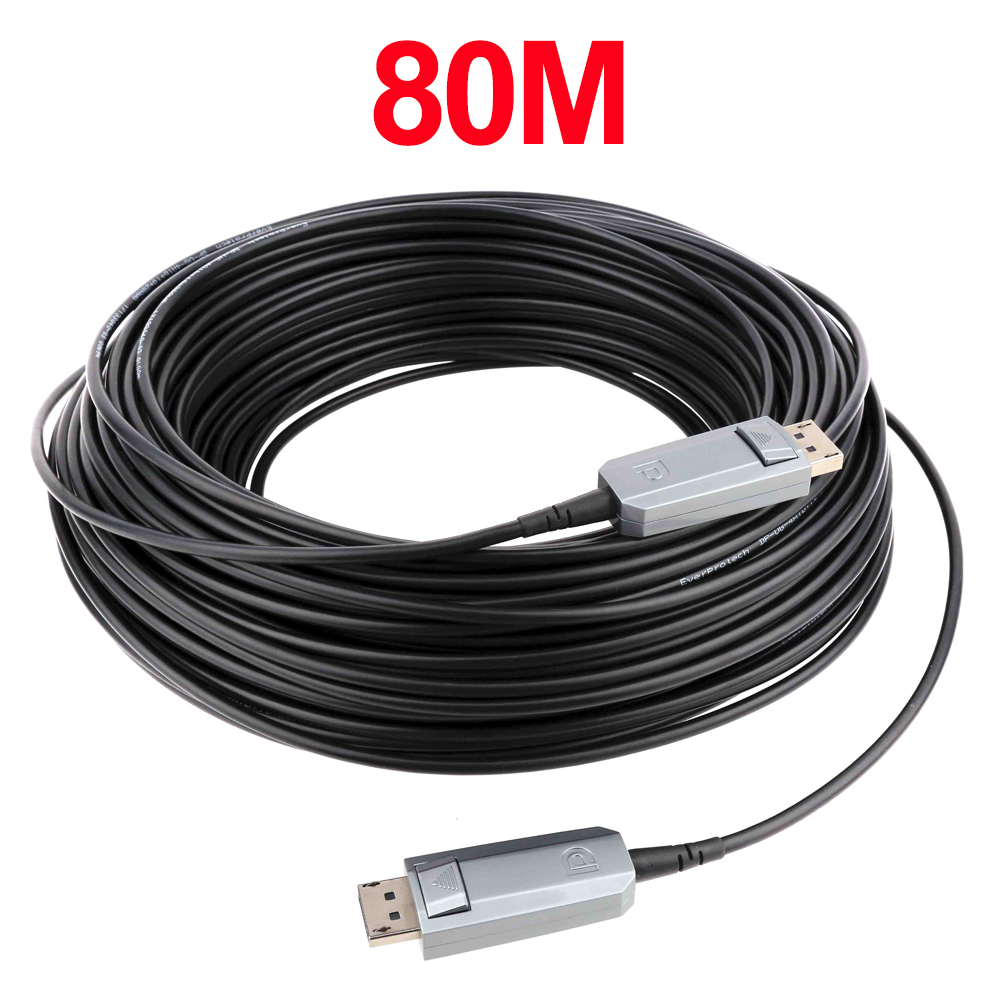 NEXT-4080DP-AOC DP v1.4 8K@60Hz UHD Metal Cable 80M