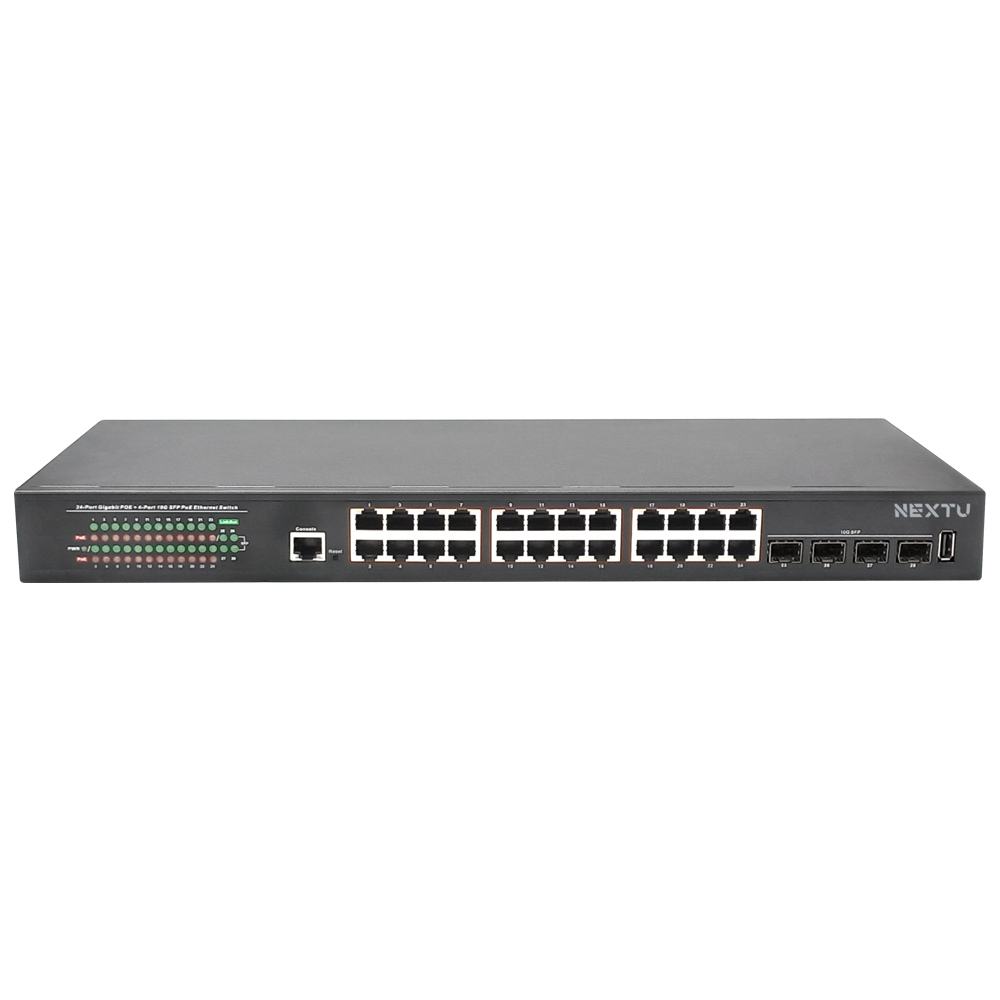L2 24포트 Ultra POE 10G 4SFP 매니지먼트 스위치