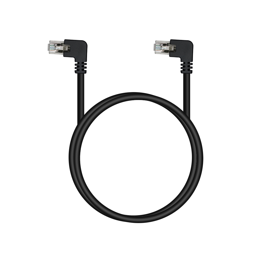 UTP CAT.6 랜케이블 양방향 오른쪽 꺾임 2M