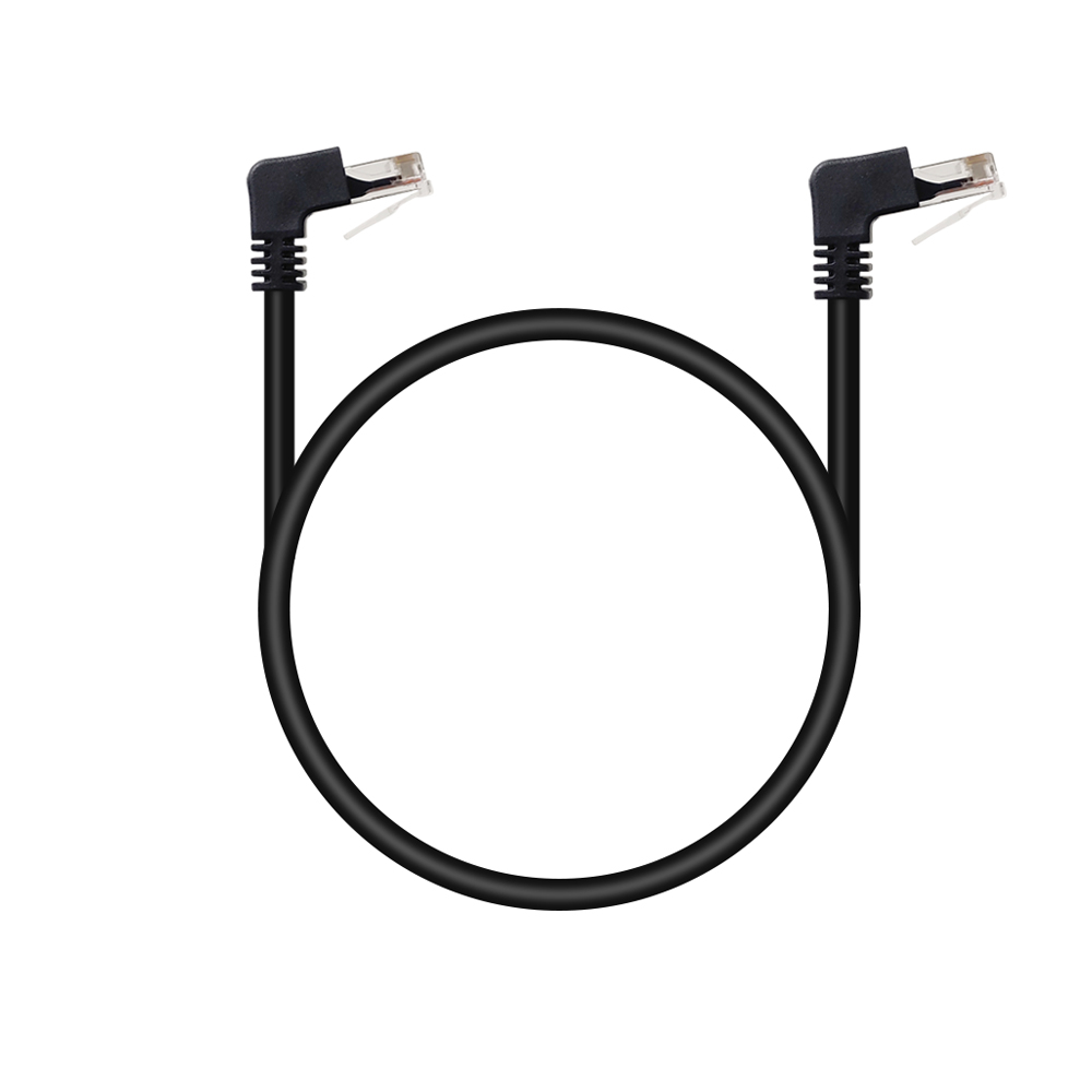 UTP CAT.6 랜케이블 양방향 하향 꺾임 1M