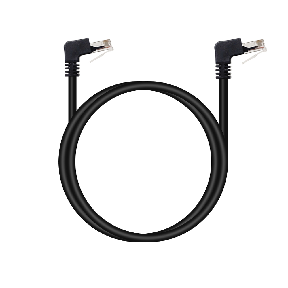 UTP CAT.6 랜케이블 양방향 하향 꺾임 2M