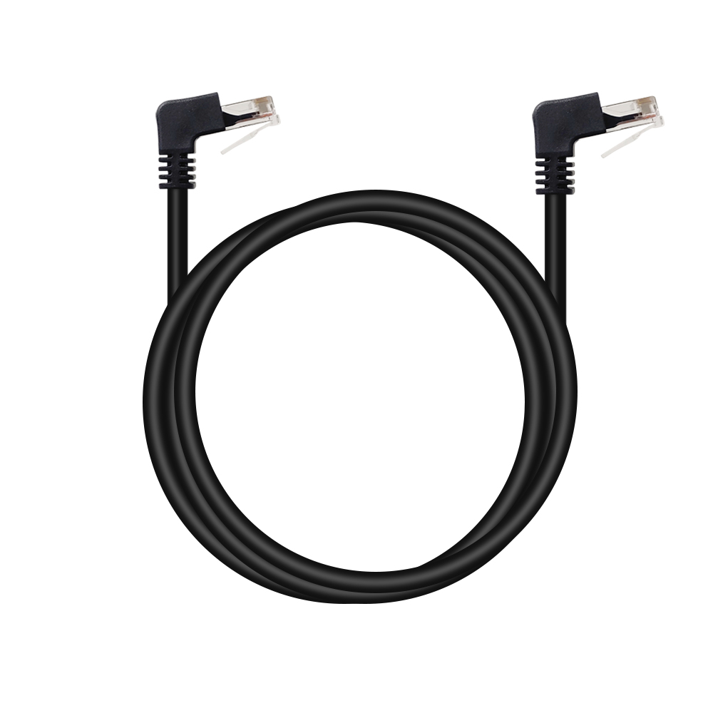 UTP CAT.6 랜케이블 양방향 하향 꺾임 3M