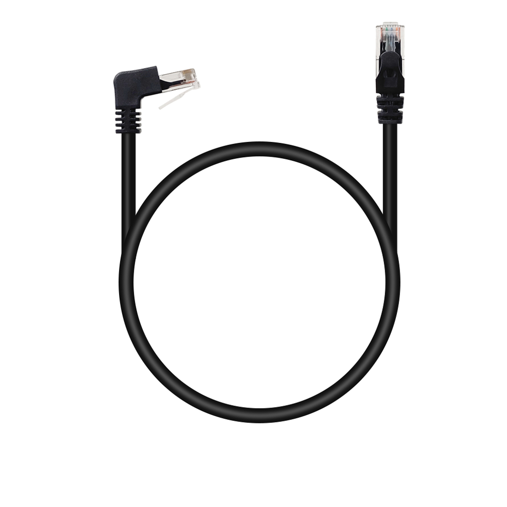 UTP CAT.6 랜케이블 하향 꺾임 1M