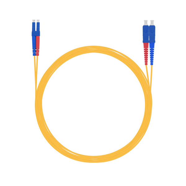 광점퍼코드 LC-SC 싱글모드 광 패치코드 케이블 3M