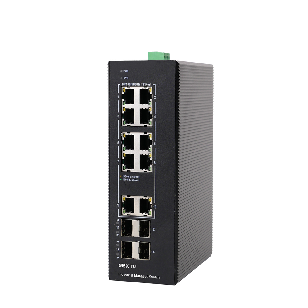 산업용 L2 10포트 non POE 스위치 매니지 스위치허브