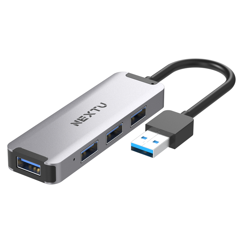 알루미늄 4포트 무전원 USB 3.0 허브