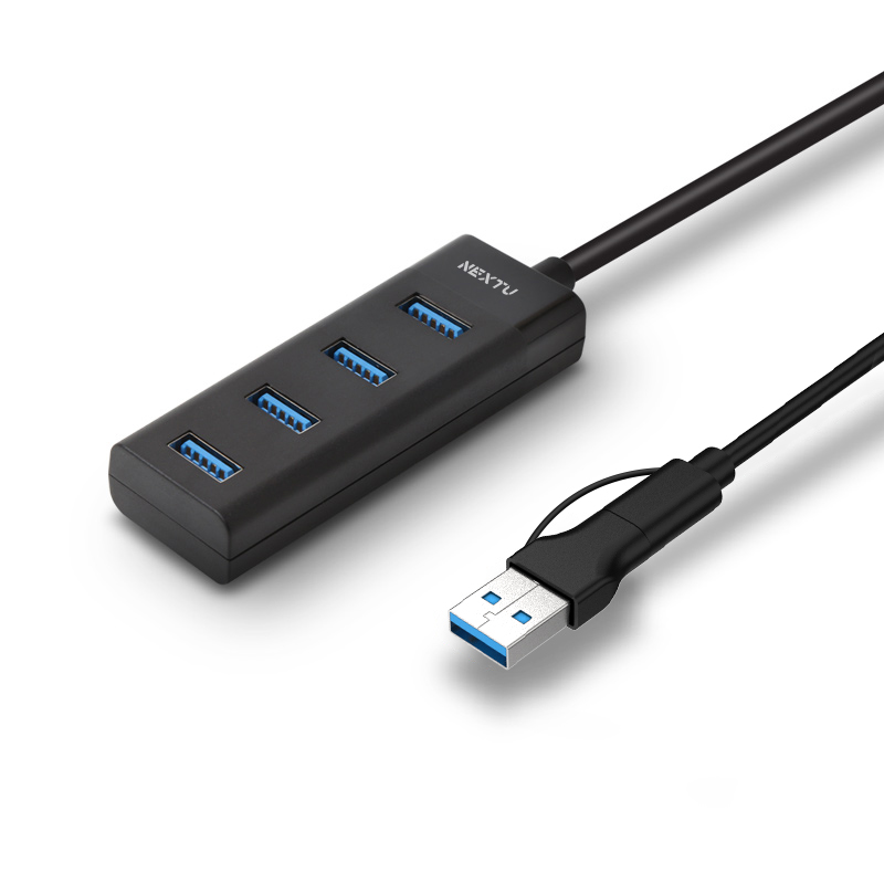 USB 3.0 4포트 무전원 USB 허브 케이블일체형