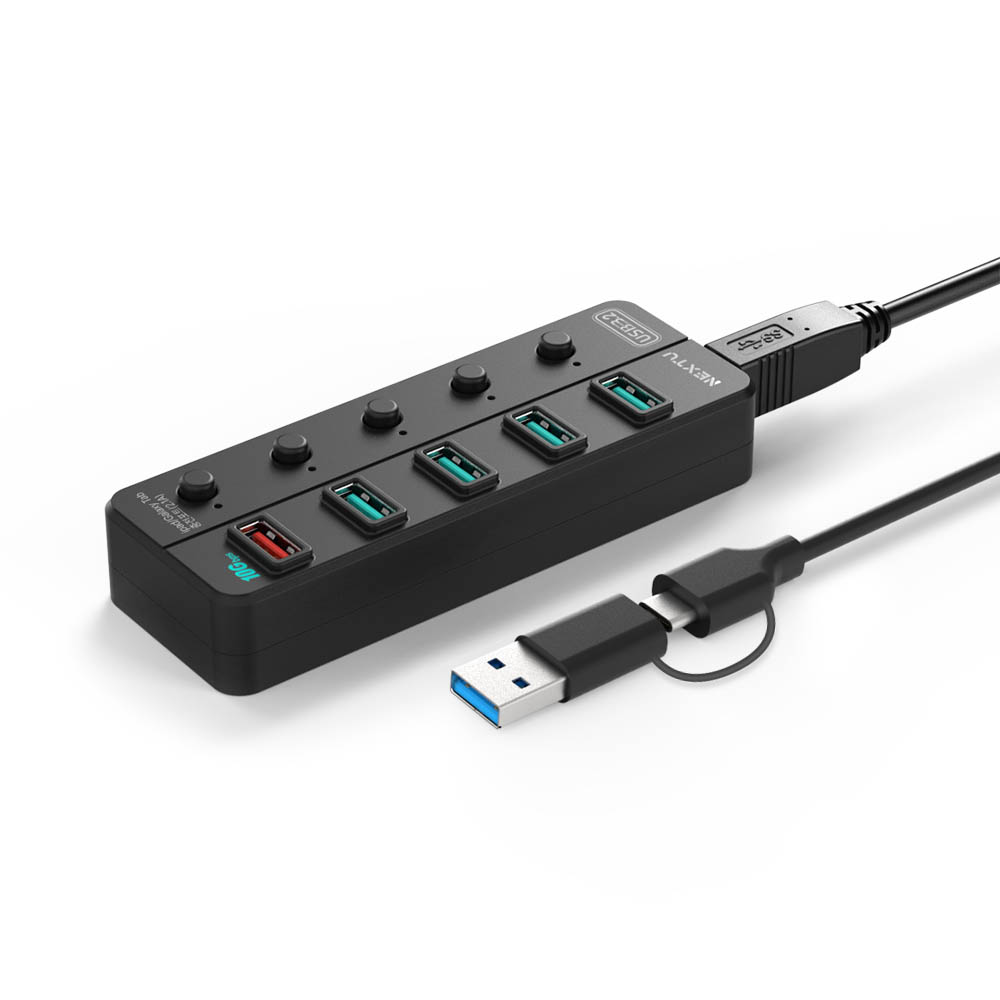 USB허브 5포트 유 무전원 USB3.2