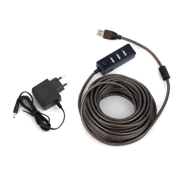 USB2.0 4포트 유전원 리피터허브 10M