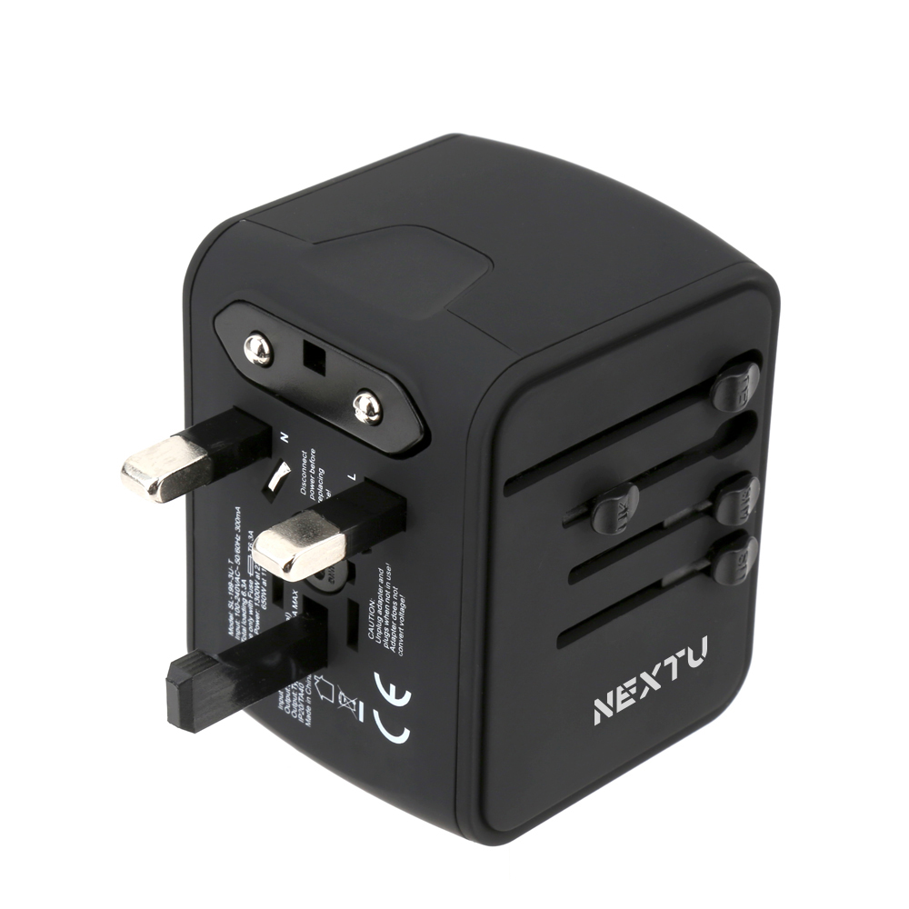 여행용 멀티 플러그 17W USB 4포트 콘센트