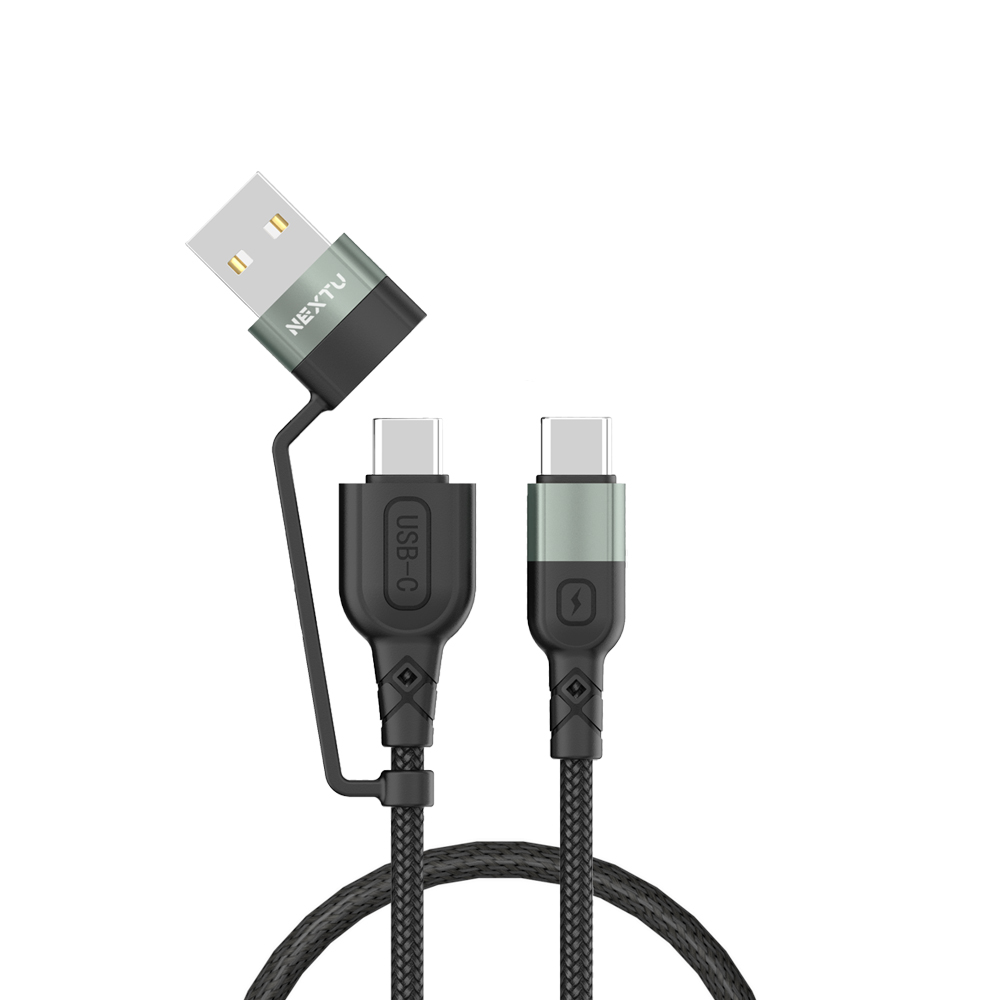 USB-A + C TO C 초고속충전 데이터케이블