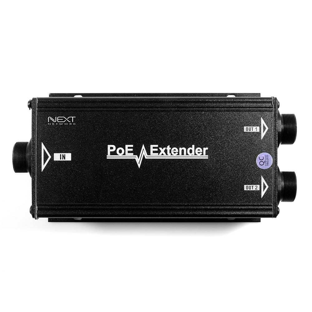 10/100/1000M 60W 1:2 옥외용 POE 거리연장기 