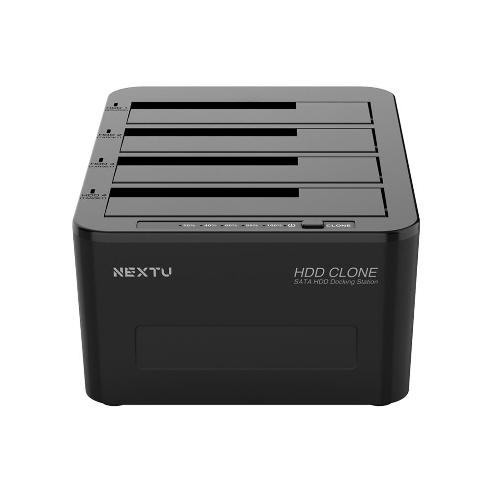 크이원 USB3.0 SSD HDD 하드 도킹스테이션 4베이 하드복사기