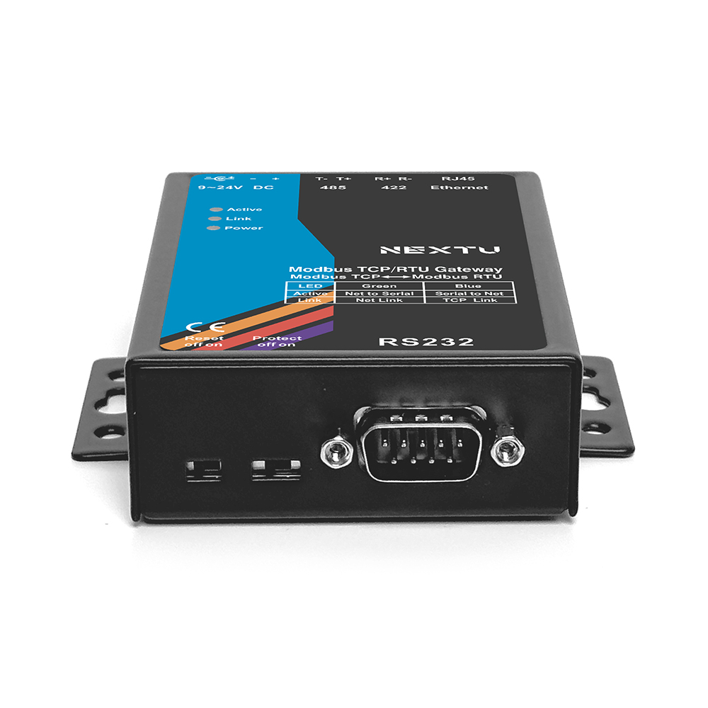 얼리드 산업용 모드버스 RS232/422/485 시리얼 이더넷 컨버터