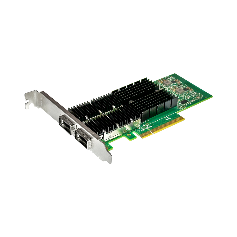 래아부 PCI-E x8 QSFP+ 듀얼 40G 멜라녹스 서버 랜카드