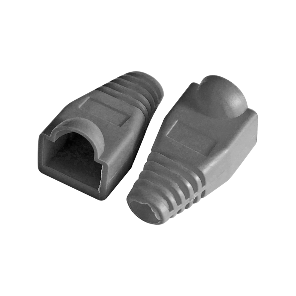 자부단 RJ45 보호캡 통부트 랜부트 100개입 회색