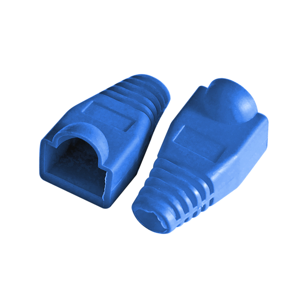 자부단 RJ45 보호캡 통부트 랜부트 100개입 파랑