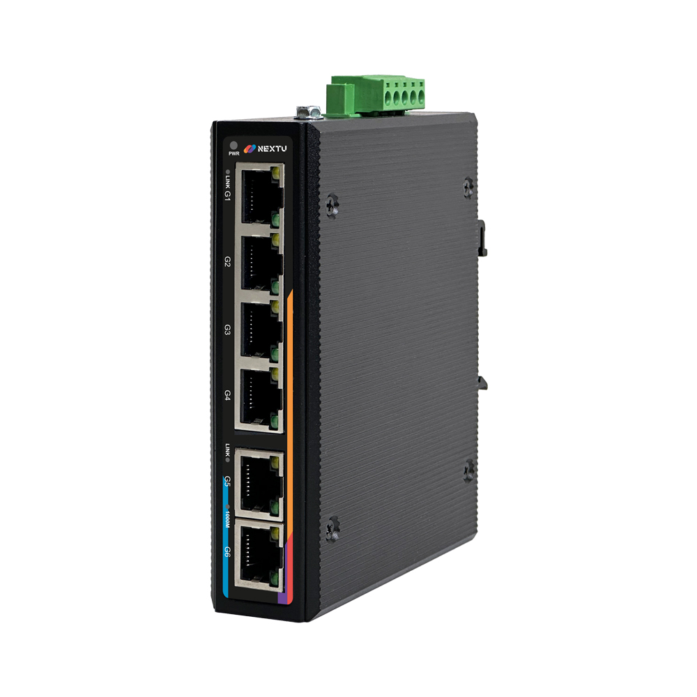 스가매 산업용 6포트 1G 인터넷 스위칭 허브 8506GDT