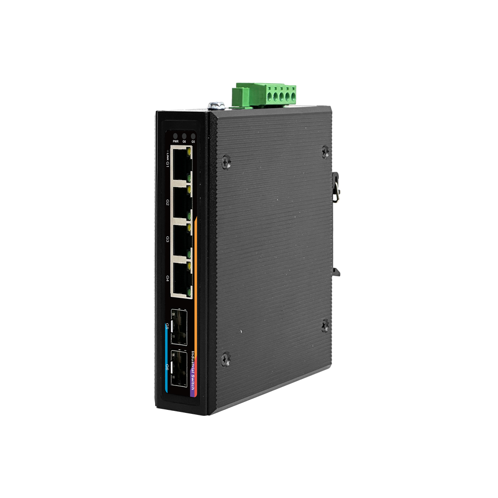 피아문 산업용 4포트 1G TP+ 1G 2SFP POE 스위치허브 POE9524GDT