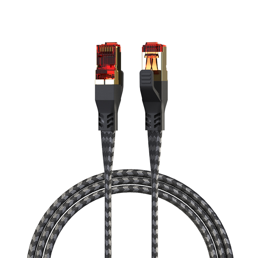 케몬드 CAT8 FTP 플랫 랜케이블 인터넷 연결 선 1M