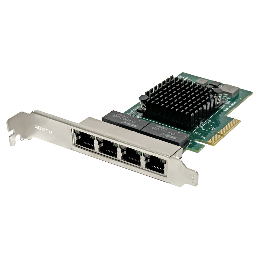 래보넥 PCIe x4 Quad 쿠퍼 RJ45 브로드컴 1G 서버랜카드