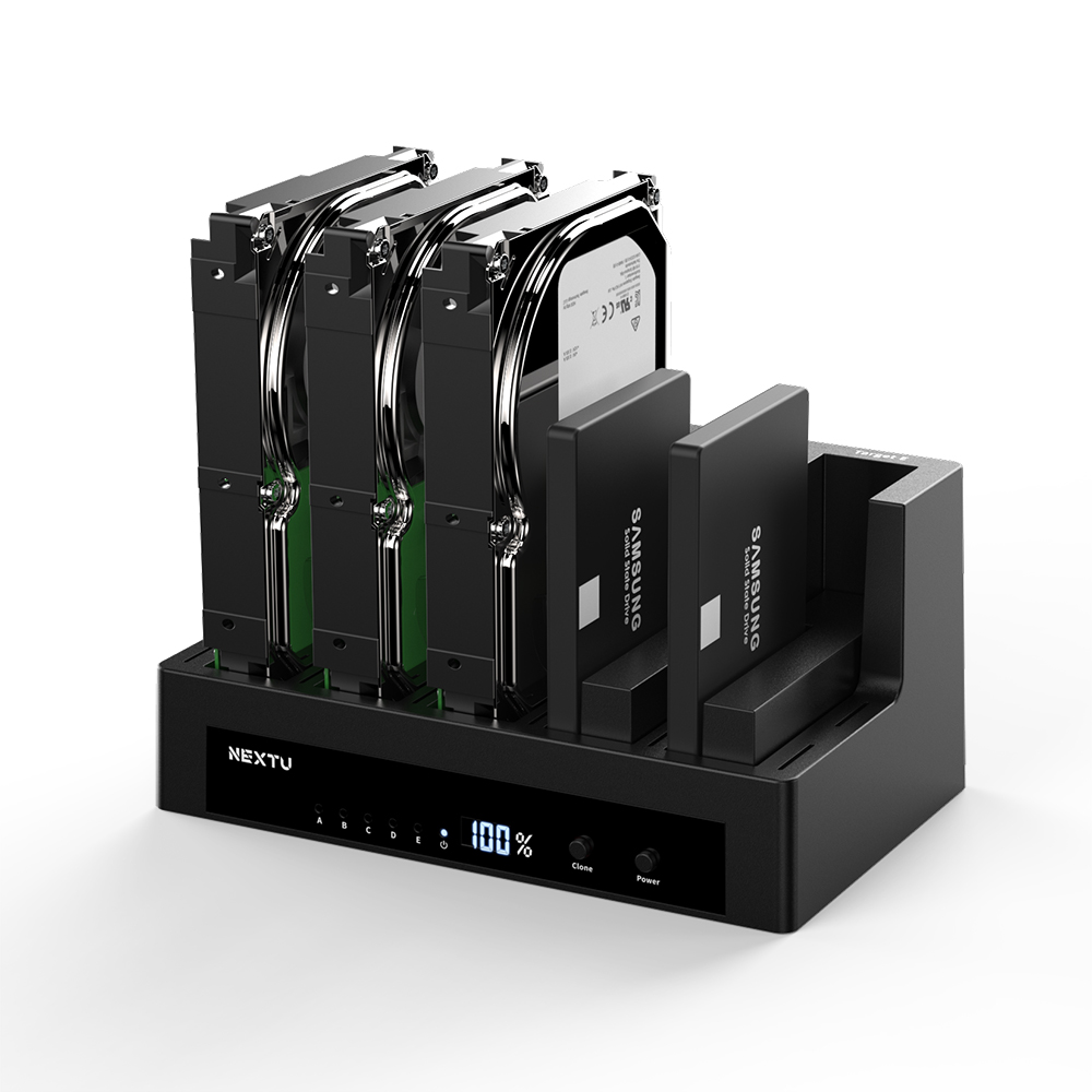 하디온 D2 USB3.0 SSD HDD 하드 도킹스테이션 5베이 하드복사기