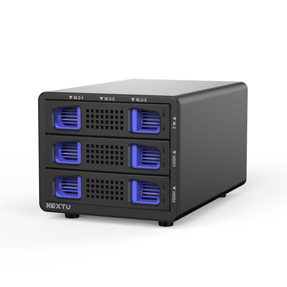 하디온 S1 3베이 UBS3.2 Gen2 하이브리드 NVMe + HDD/SSD 데이터 스토리지