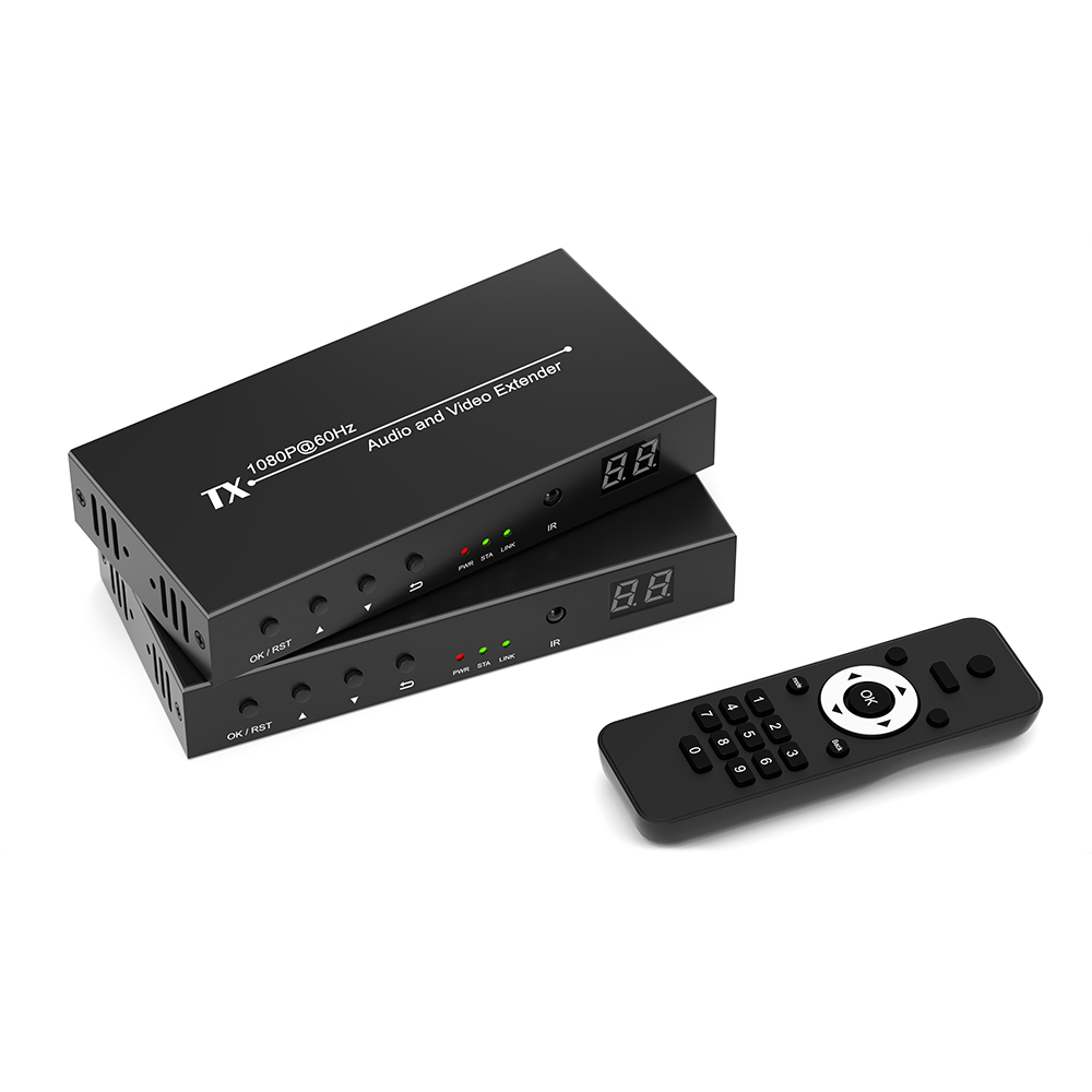 FHD H.265 HDMI 150M 다채널 N:N 익스텐더 송수신기 세트