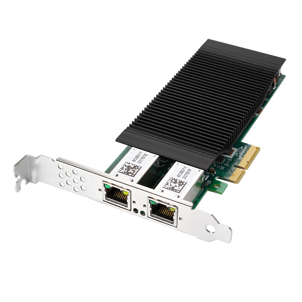 산업용 POE PCI-E 최대 30W 지원 2포트 기가랜카드