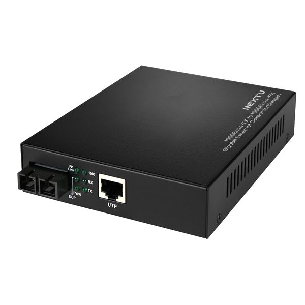 기가비트 싱글모드 이더넷 광 미디어 커버터