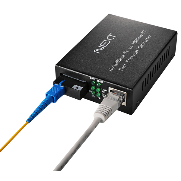 1코어 SC 광미디어 컨버터 WDM지원 광미디어 컨버터