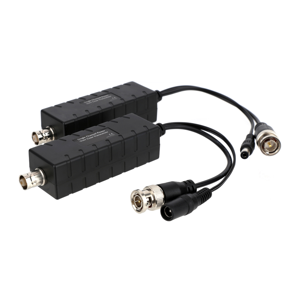 1채널 POC 송수신기 BNC 전원공급 송수신기세트 리피터