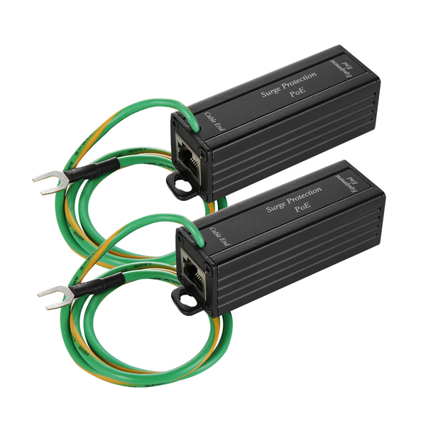 POE 입,출력 RJ-45포트, 반응속도 1ns 이하 서지보호기