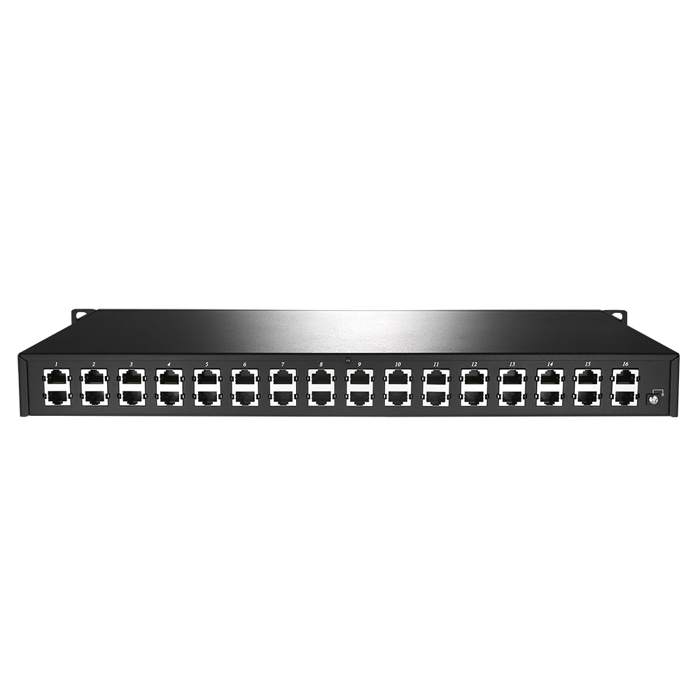 16채널 POE서지보호 반응속도 1ns 이하 서지보호기