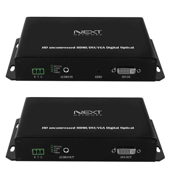 DVI 비압축 무손실 거리연장기 세트