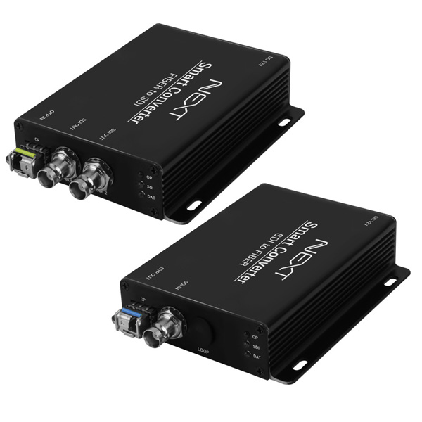 비압축, 무손실 SDI 광 리피터 최대 20Km지원