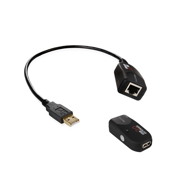 RJ-45연장USB 2.0 Cat.5/5e/6 UTP 최대100M 거리연장지원