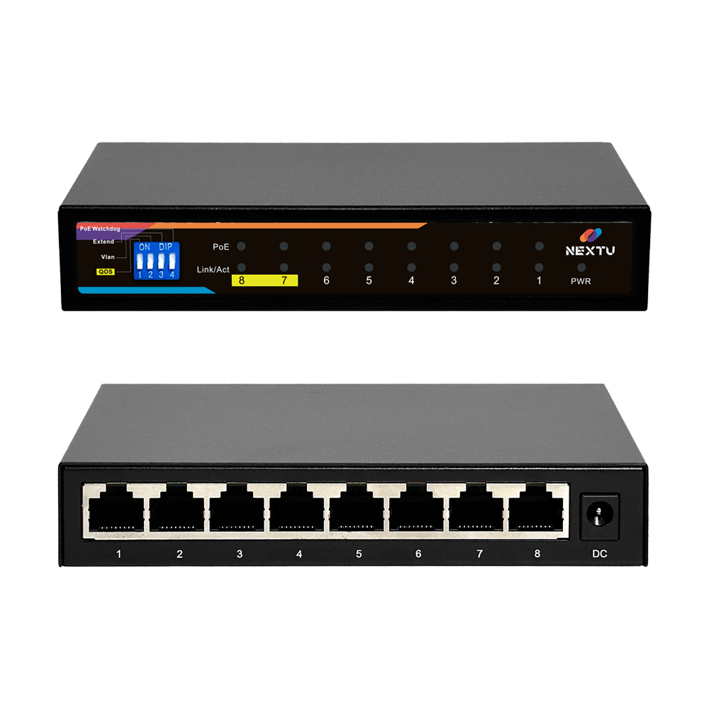 10/100/1000Mbps 8포트 POE 120W 스위치