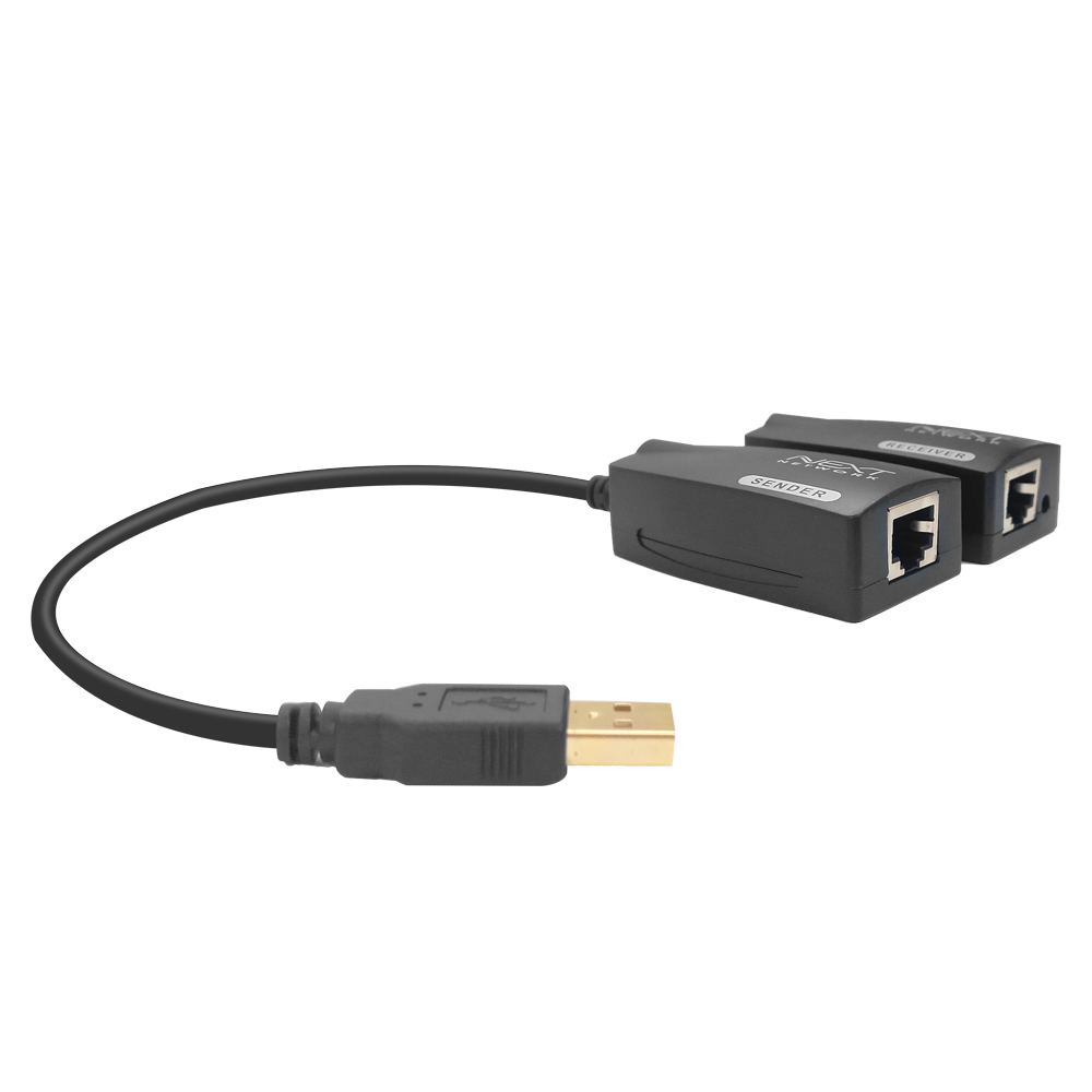 RJ-45 연장 USB 1.1 Cat.5/6 UTP 최대 60M 거리연장 지원