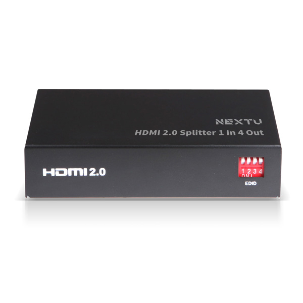UHD 1:4 HDMI2.0 분배기 EDID 딥스위치
