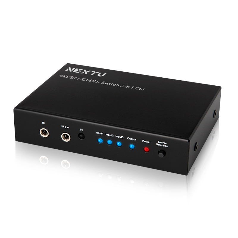 3:1 4K UHD HDMI2.0 선택기 4K60Hz HDCP v2.2