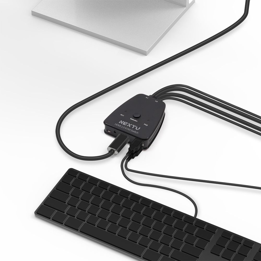 HDMI2.0 21 KVM 스위치 케이블 일체형