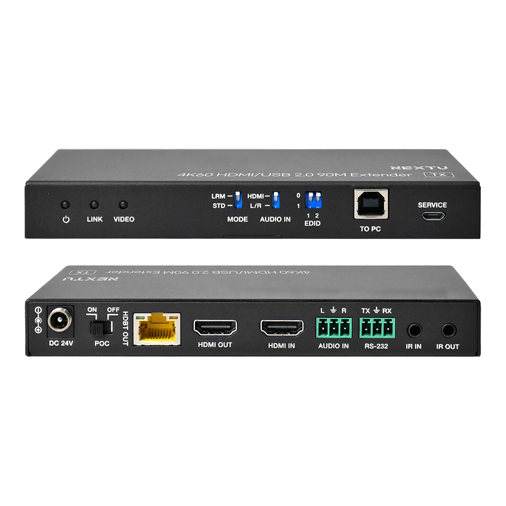 HDMI 거리연장기 HDBT KVM스위치 리오낵